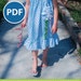 Memory Lane Sun Dress PDF pattern sz 3-8