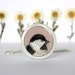 chickadee bird necklace- hand painted pink chickadee bird necklace- hand painted necklace