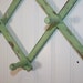 Distressed Peg Rack - Prairie Green - Cottage Chic