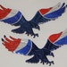 Eagle Set - Patriotic Red White Blue Cola Soda Can Magnet
