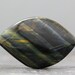 Pietersite Tiger's Eye - Natural AAA Polished Gemstone - Navy, Metallic Blue and Touches of Yellow, 46mm (C1091)