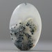 Moss Agate, Natural Inclusions, Milky Sheen - Natural Stone Cabochon - 36mm (C913)