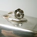 VIntage Oneida Silverplate Covered Butter Dish with Glass Liner