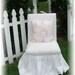 RESERVED - Cottage Chic Pillow 16 x 16