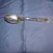 Antique San Pedro California Sterling Souvenir Spoon International Pansy Art Nouveau