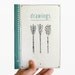 RESERVED arrow tribal drawings - notebook - limited edition of 10