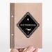 notebook diamond bird - pastel rose - limited edition