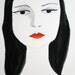 Woman -- Fashion Tempera Illustration - Original - Femme Fatale III