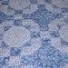 Shades of Blue Patchwork Lap Quilt