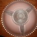 Vintage Light Cover MidCentury Pink Glass Lovely Decorators Rehabbers