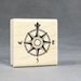 Vintage Compass Rubber Stamp for Nautical Weddings