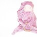 Baby's 1st baby. 12 inch Waldorf inspired baby with removable maple teething ring. Custom design your own.