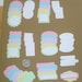 Assorted Stampin Up Punchies Pastel Cardstock Great for Stamping
