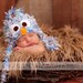 Fun Birdie Baby Hat with Earflaps and Ties- Soooo Soft - Great Texture - Perfect Bird Cap for Spring