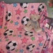 Girl's Soccer Fleece Tie Blanket