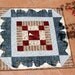 Snow Wonderland Table topper - quilted Christmas table topper