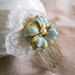 Bridesmaids Hair Accessory, Bridal Hair Accessory, Blue Bridal Hair Accessory, Bridal Hair Comb, Vintage Style Bridal Hair Accessory