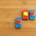 Cute Miniature Cars, Three Vintage Tiny Teeny Tinny Toy Tinplate Toyota Japanese Cars 1950s