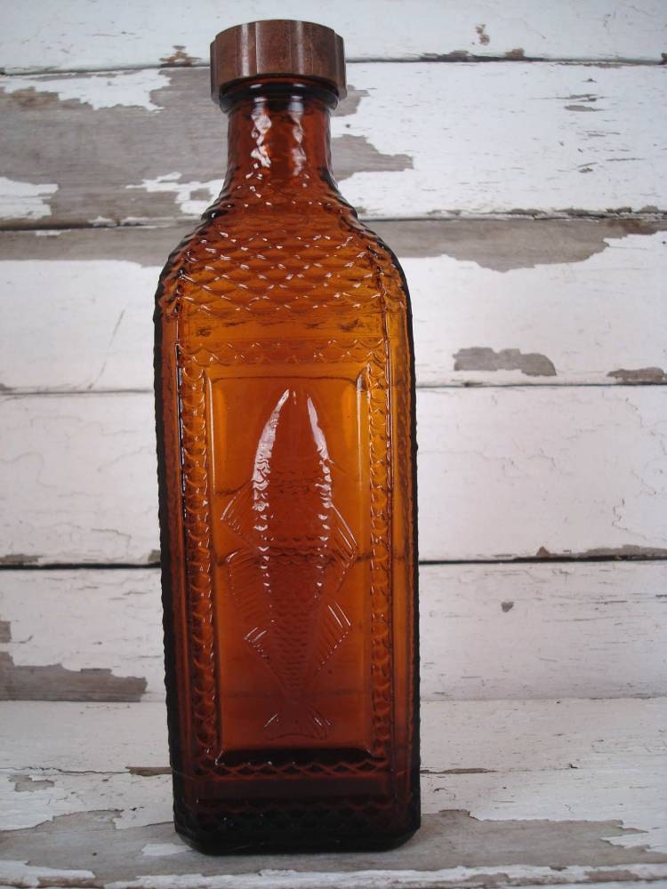 scotts emulsion cod liver oil old bottle