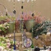 Dragon Window Hanger, Suncatcher, Vintage Green Hand Blown Teardrop