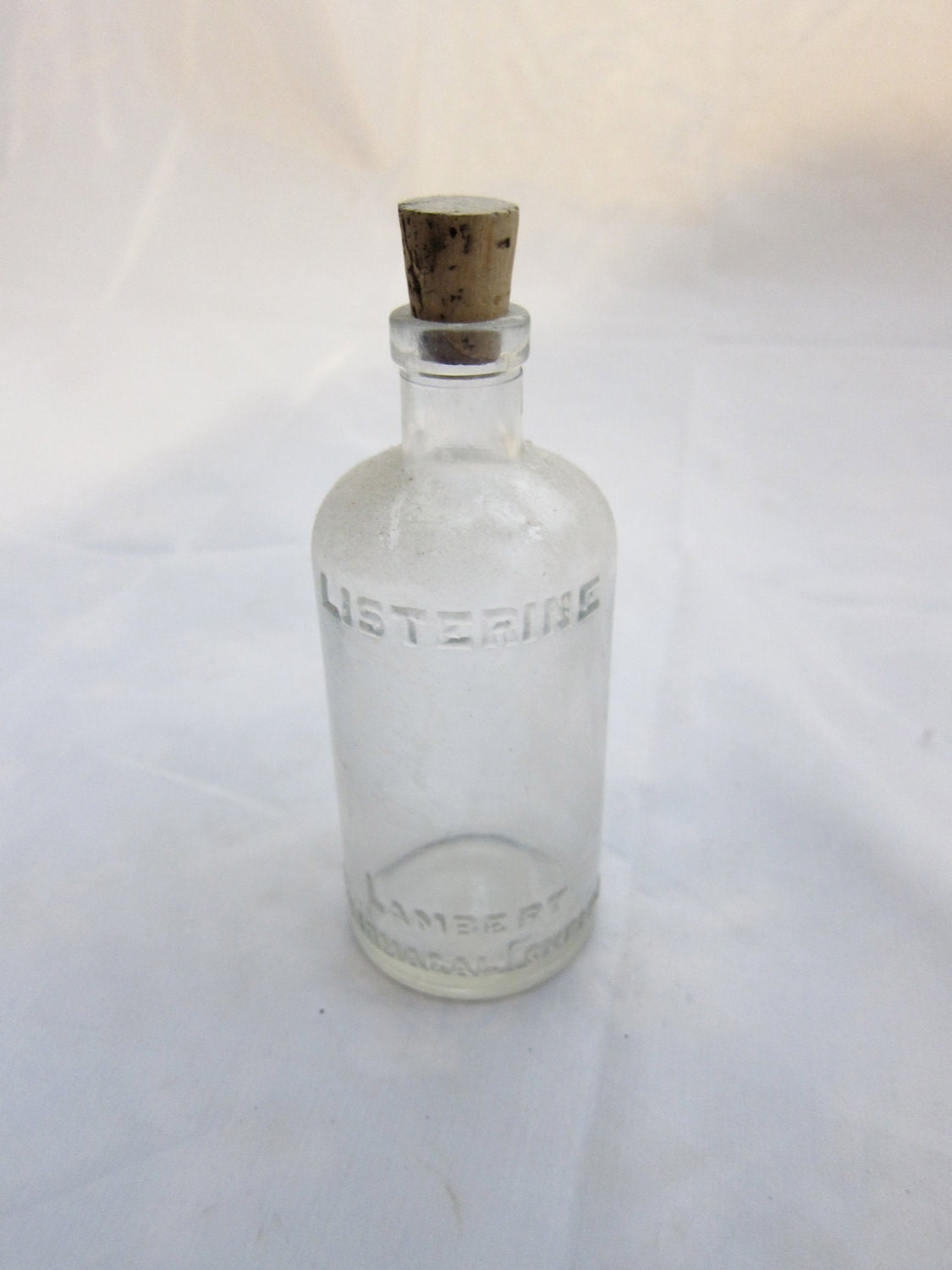 Apothecary Bottle Vintage Listerine Bottle Lambert Pharmacal