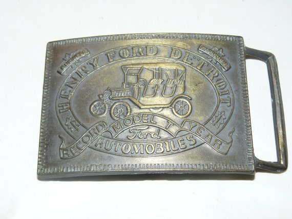 Henry ford belt buckles #8