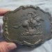 Vintage Belt Buckle PONY EXPRESS Horse Buckle