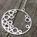 Sterling Silver Pendant Necklace: Bubbles