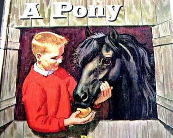 Vintage Children's Book - Little Black, A Pony by Walter Farley (1961), Juvenile,Young Readers