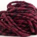 Sale Handspun Yarn Super Bulky Deep Red Black Gold Corriedale MERLOT