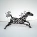 Original Wire Horse Sculpture - SPIRALMANE HORSE