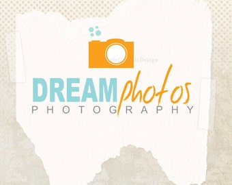 Premade professional photography logo (and watermark) ooak business logo with two versions