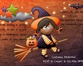 Halloween Party Invitation Witch Printable Custom Il_170x135
