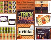 Halloween Party Package - Printable Trick or Treat Collection - You Print Il_170x135