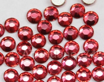 144 pcs Swarovski Crystal 2028 ss12 3mm Rhinestone Flatbacks, Non Hotfix - Padparascha