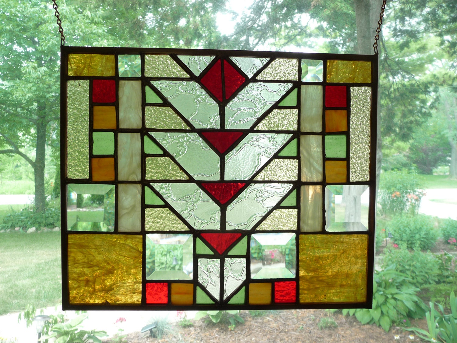 Prairie Style Stained Glass Panel   Il Fullxfull.257749980 