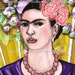 Frida Kahlo Art, Postcards, Art Prints, "No Me Olvides," RESERVED for COLORFUL EXISTENCE