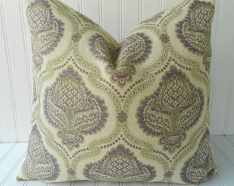 SALE - Purple Pillow - 18 x 18 - Decorative Designer Throw Pillow - Accent Pillow