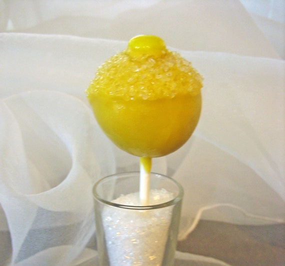 LEMON CAKE POPS, Party Favors, Wedding Favors, Bridal Shower Favors, Baby Shower Favors