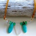 Sea glass, turquoise and moonstone necklace