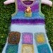 RESERVED: Hand knitted girl jumper dress or vest/tunic/pinafore out of Noro Taiyo cotton/silk/wool yarn, for 2, 3, 4, 5, 6 years of age