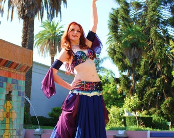 Full Circle Chiffon Skirt for Belly Dance Tribal Fusion Cabaret