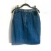 Vintage Pencil Skirt Denim 1980's by Ruff Hewn - Size 10 - Deadstock New w/ Tags