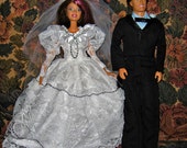 Items similar to Barbie Wedding Bride and Groom Set on Etsy