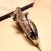 Vintage 10K Diamond Crossover Band Ring/ Wedding/Right Hand/.33 Carats/ White Gold