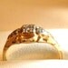 Vintage 1940's 14K Diamond Ring/ Yellow White Gold