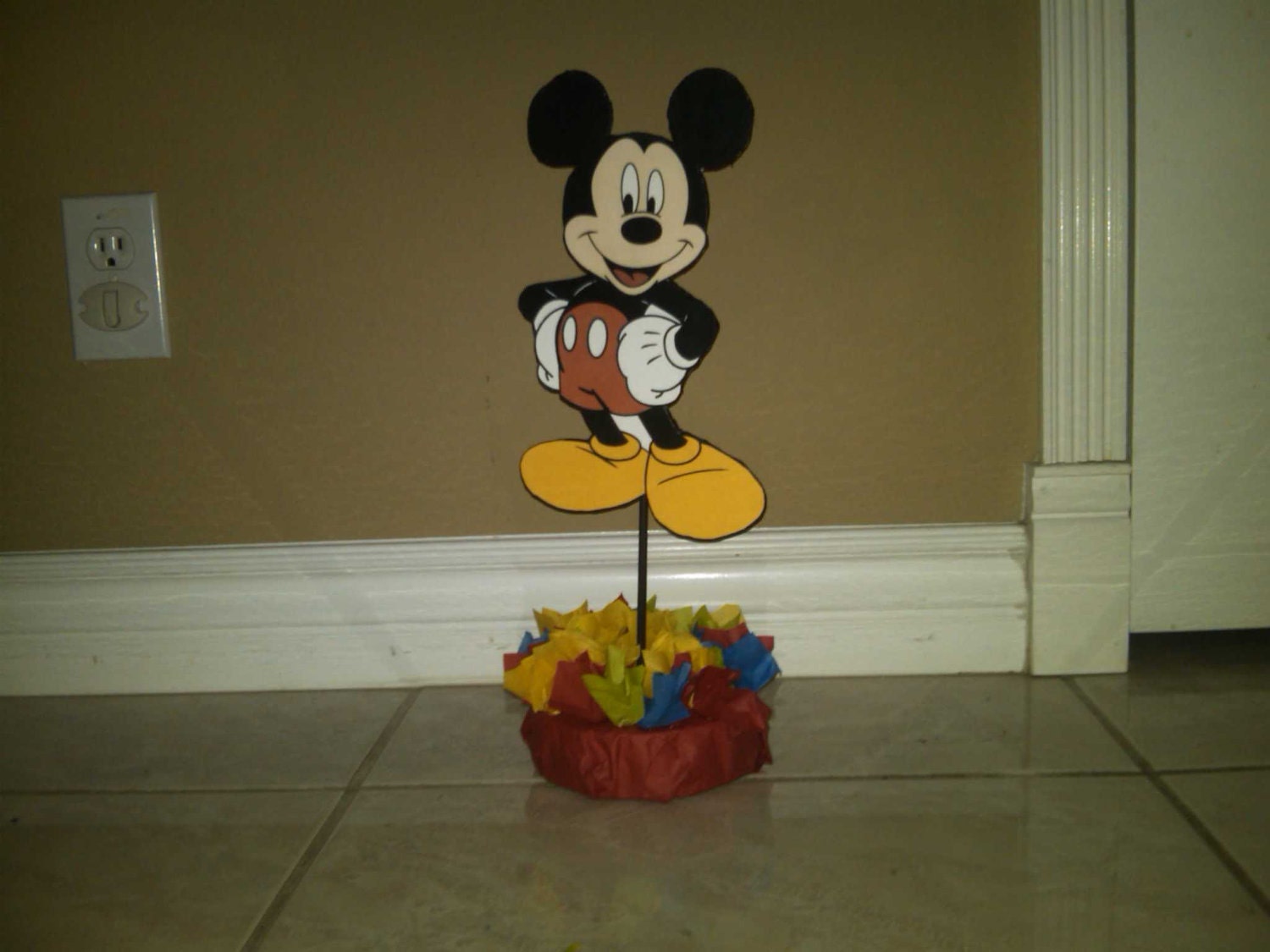 Foam Mickey Mouse Centerpiece