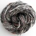 Handspun Art Yarn "Experimental Charms" Wool/Angora/Sari Silk/Flax