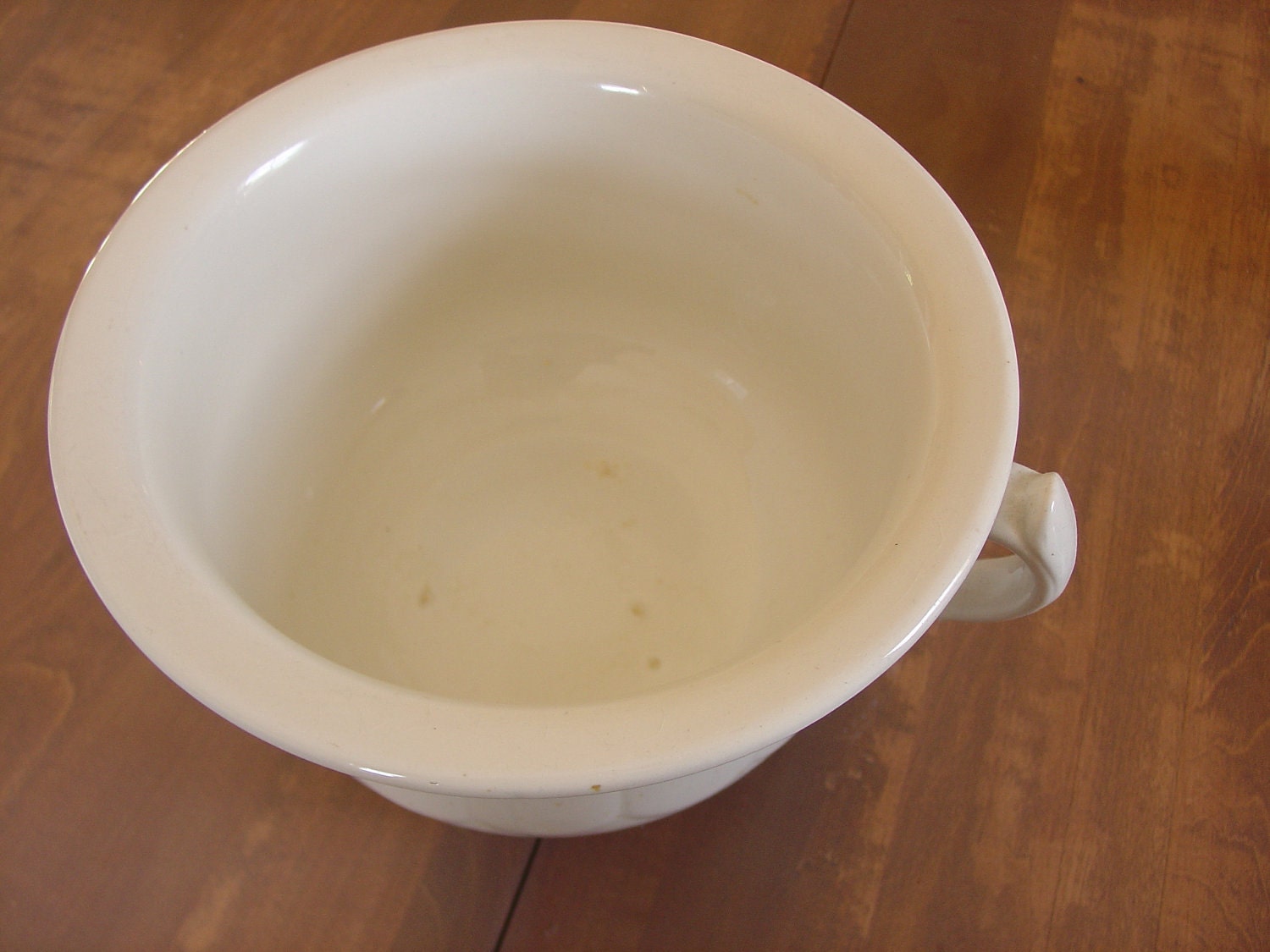 Chamber Pot Thunder Mug Warranted D.E.Mc.N.P.Co Liverpool