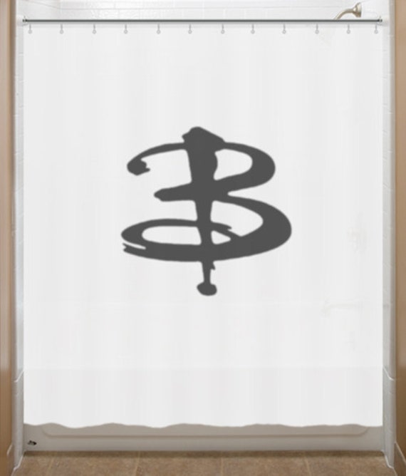 Vampire Slayer Shower Curtain Buffy bathroom decor bath kids